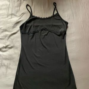black lace dress